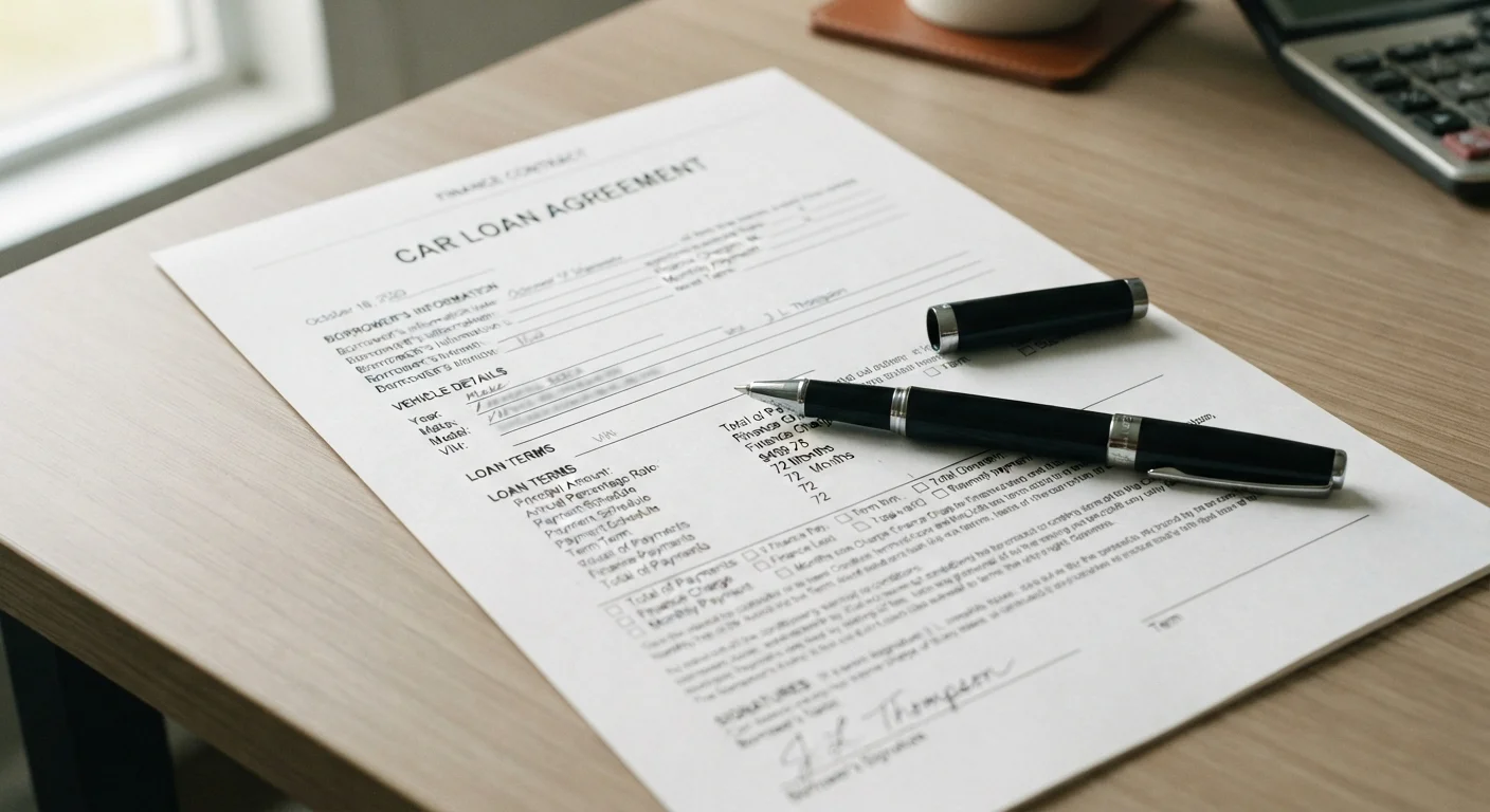 Financing a Used Car: What the Numbers in Your Loan Agreement Mean