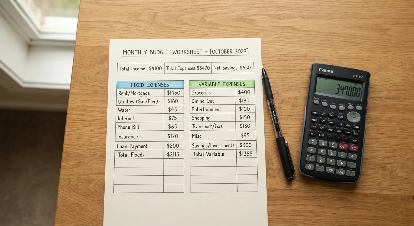 Fixed vs. Variable Expenses: Understanding the Building Blocks of Any Budget