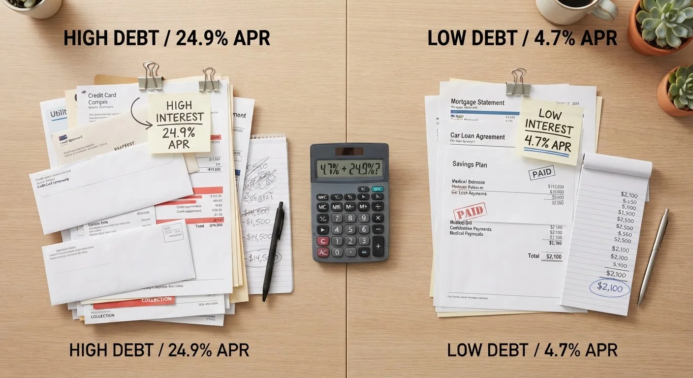High-Interest Debt vs. Low-Interest Debt: Knowing Which to Prioritize