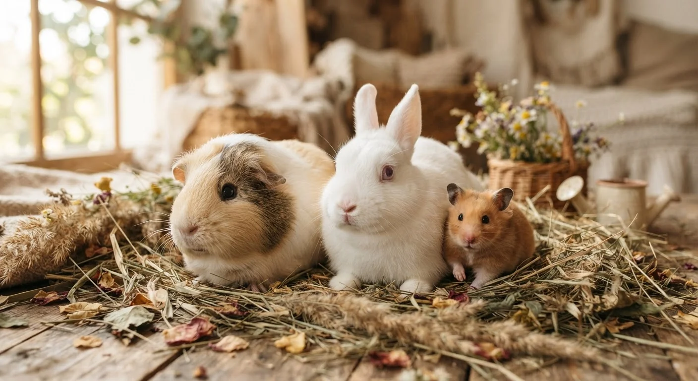 Small Pets, Specific Needs: Guinea Pigs, Rabbits, and Hamsters Compared