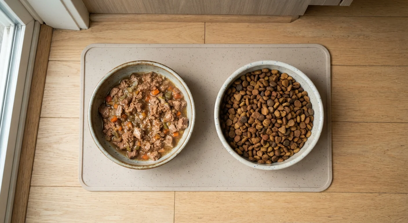 Wet Food vs. Dry Kibble for Cats and Dogs